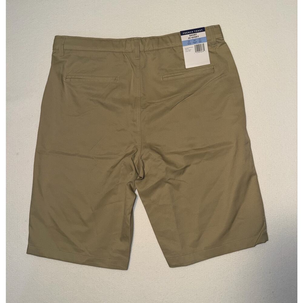 French Toast kids New khaki shorts with adjustable waistband - Picture 2 of 14